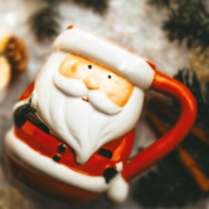 Taza decorada  Santa Claus Completo