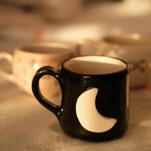 Taza Decorada de Luna
