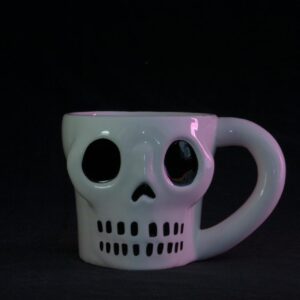 Taza Decorada de Calavera