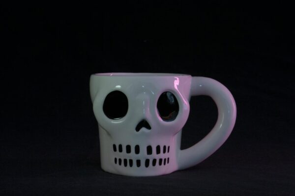 Taza Decorada de Calavera