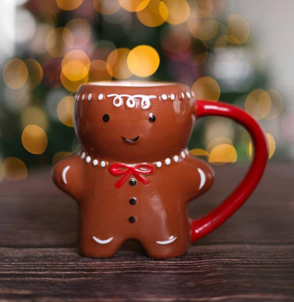 Taza Decorada Galleta de Jengibre